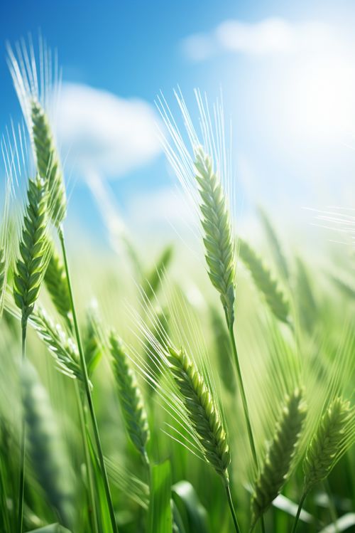 農村麥子稻谷稻田攝影圖 攝影圖